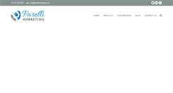 Desktop Screenshot of parellimarketing.com